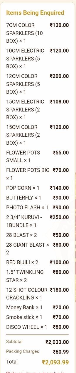 2000 Rupees Crackers